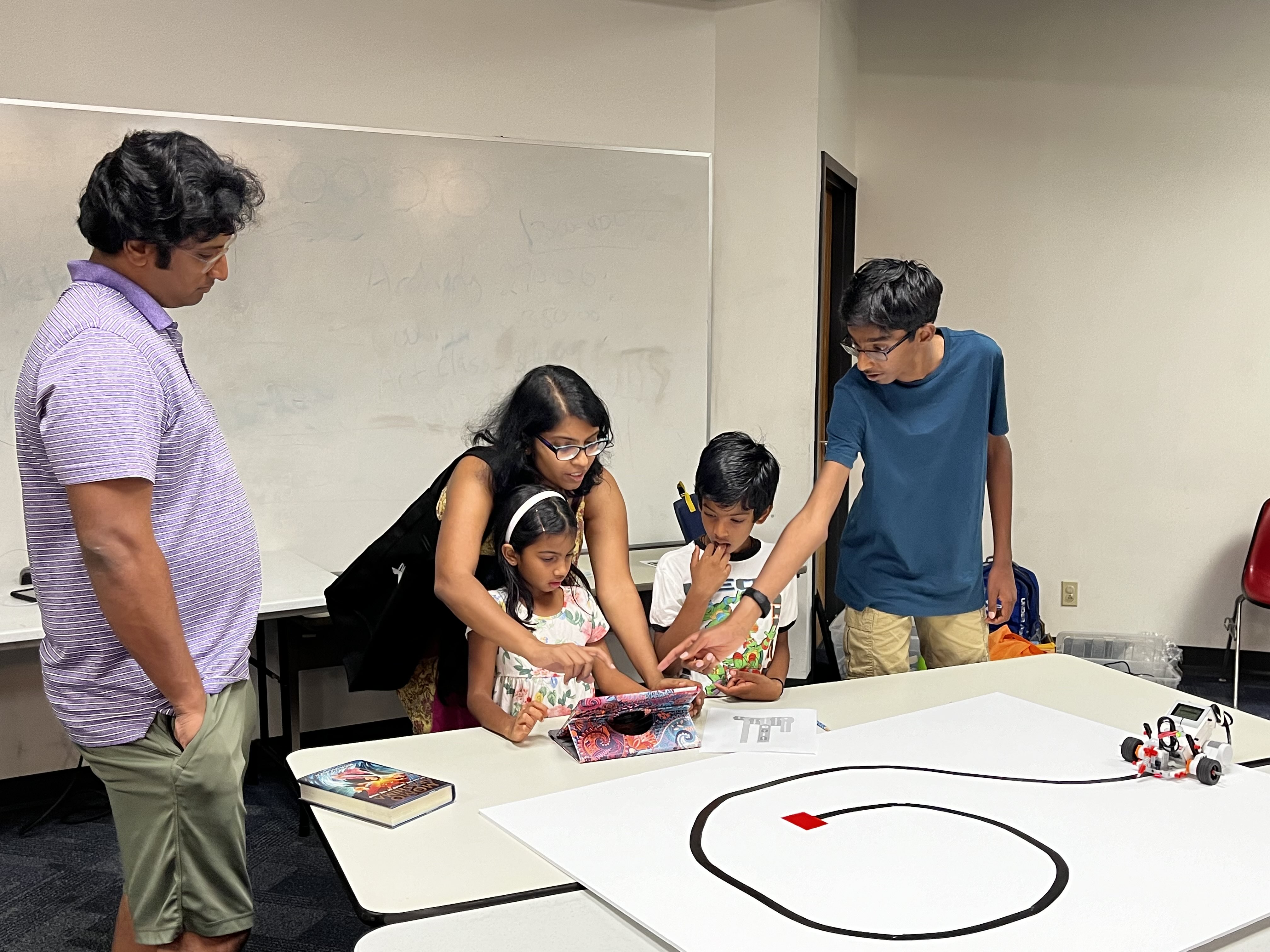 kids working together